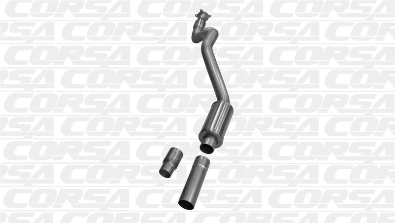 Corsa 09-14 Audi B8 3.0in Downpipe with 200 Cell Catalytic Converter