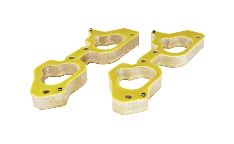 Torque Solution Phenolic Thermal Intake Spacers: 19mm For Subaru EJ w/ TGV Housings