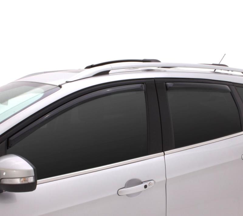 AVS 16-18 Kia Optima (Excl. Hybrid Models) Ventvisor Front & Rear Window Deflectors 4pc - Smoke