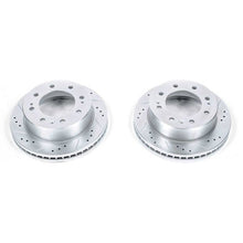 Load image into Gallery viewer, Power Stop 11-19 Chevrolet Silverado 2500 HD Front Evolution Drilled &amp; Slotted Rotors - Pair