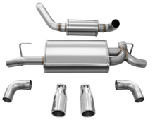 Load image into Gallery viewer, Corsa 18+ Jeep Wrangler JL 2.5in Dual Rear Exit Polished Tips Touring Axle-Back Exhaust