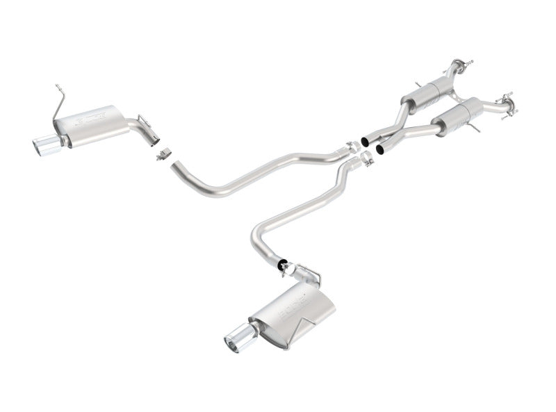 Borla 11-16 Jeep Grand Cherokee Limited/Laredo 5.7L 8cyl 4WD/RWD SS Catback Exhaust