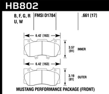 Load image into Gallery viewer, Hawk 16-17 Ford Mustang HP+ Street Front Brake Pads