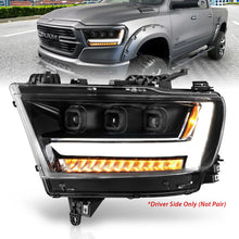 Load image into Gallery viewer, ANZO 2019-2020 Dodge Ram 1500  LED Projector Headlights Plank Style w/ Sequential Black (Driver)