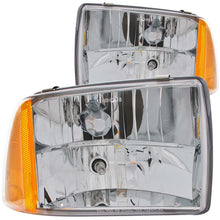 Load image into Gallery viewer, ANZO 1995-1997 Chevrolet Blazer Crystal Headlights Chrome 1pc