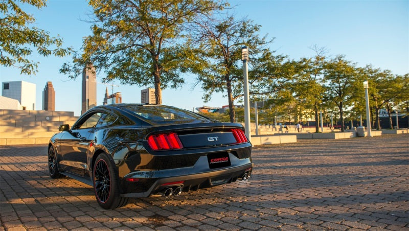 Corsa 15-16 Ford Mustang GT 5.0 3in Axle Back Exhaust Polish Quad Tips (Touring)