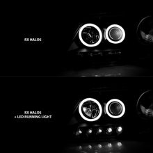 Load image into Gallery viewer, ANZO 1997-2003 Ford F-150 Projector Headlights w/ Halo Black (CCFL)