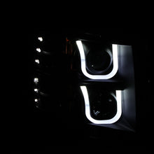 Load image into Gallery viewer, ANZO 2007-2013 Chevrolet Silverado 1500 Projector Headlights w/ U-Bar Black