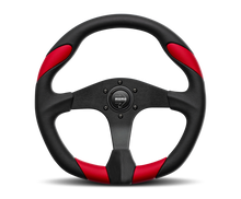 Load image into Gallery viewer, Momo Quark Steering Wheel 350 mm - Black Poly/Black Spokes