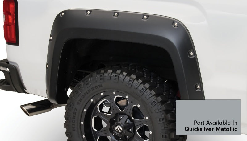 Bushwacker 15-15 GMC Sierra 1500 Pocket Style Flares 4pc - Quicksilver