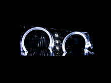 Load image into Gallery viewer, ANZO 2003-2006 Chevrolet Silverado 1500 Crystal Headlights w/ Halo Black
