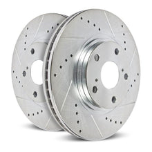 Load image into Gallery viewer, Power Stop 11-19 Chevrolet Silverado 2500 HD Front Evolution Drilled &amp; Slotted Rotors - Pair