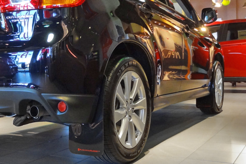 Rally Armor 10+ Mitsubishi Outlander Sport/ASX/RVR UR Black Mud Flap w/ Red Logo