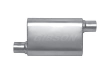 Load image into Gallery viewer, Gibson MWA Superflow Offset/Offset Oval Muffler - 4x9x14in/3in Inlet/3in Outlet - Stainless