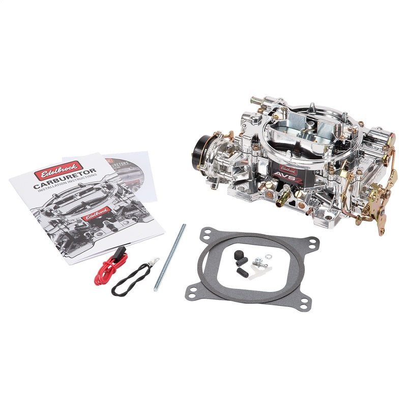 Edelbrock AVS2 650 CFM Carburetor w/Electric Choke EnduraShine Finish (Non-EGR)