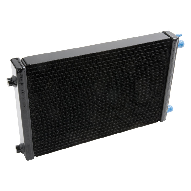 Edelbrock Heat Exchanger Dual Pass Single Row 26 700 Btu/Hr 17In W X 11In H X 2In D Black