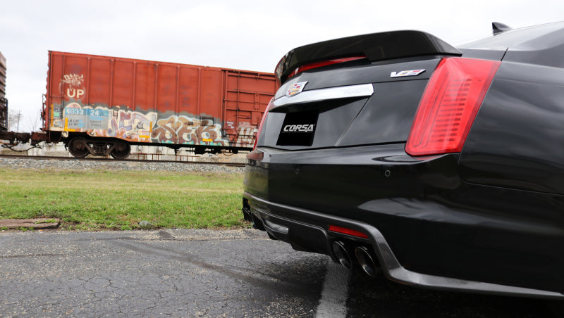 Corsa 2016 Cadillac CTS V Sedan 6.2L V8 2.75in Polished Sport Axle-Back Exhaust