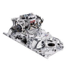 Load image into Gallery viewer, Edelbrock Manifold And Carb Kit Performer Big Block Chevrolet Oval Port Endurashine Finish