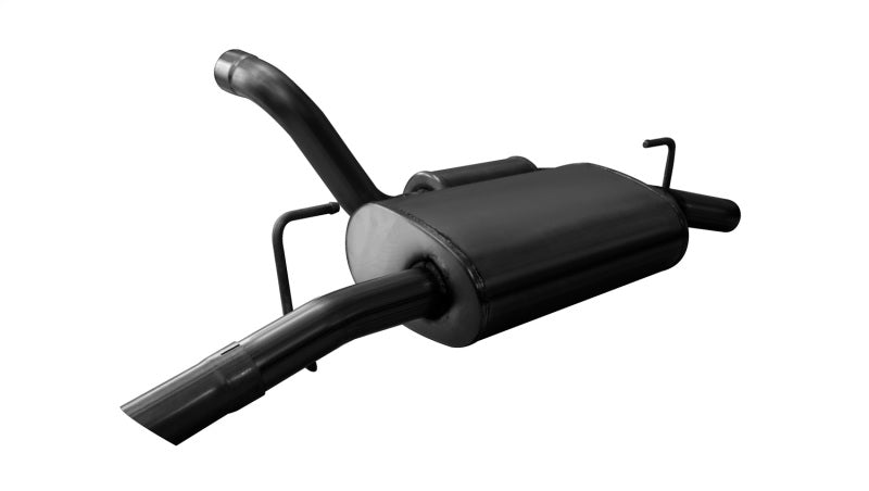 Corsa 18+ Jeep Wrangler JL 2.5in Dual Rear Turn Down Exit Black Touring Axle-Back Exhaust