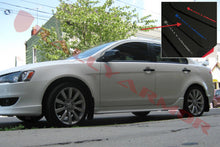 Load image into Gallery viewer, Rally Armor 2007+ Mitsubishi Lancer (doesnt fit Sportback) UR Black Mud Flap w/ Blue Logo