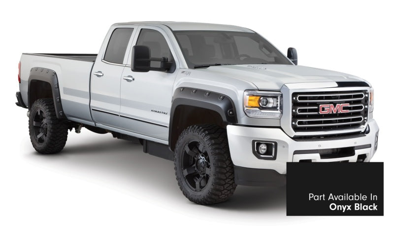 Bushwacker 16-16 GMC Sierra 2500 HD Boss Pocket Style Flares 4pc 78.8/97.6in Bed - Onyx Black