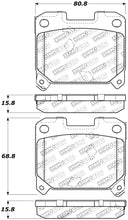 Load image into Gallery viewer, StopTech Street Touring 5/93-98 Toyota Supra Turbo Rear Brake Pads