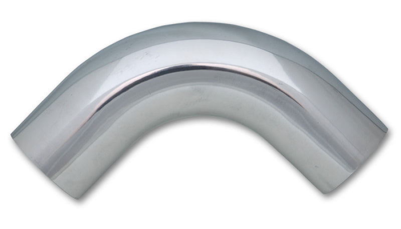 Vibrant 2.5in O.D. Universal Aluminum Tubing (90 degree bend) - Polished