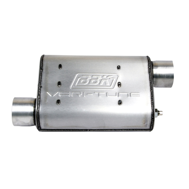 BBK VariTune Adjustable Performance Muffler 2-3/4 Offset/Offset Aluminized Steel