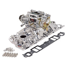 Load image into Gallery viewer, Edelbrock Manifold And Carb Kit Performer Eps Small Block Chevrolet 1957-1986 Endurashine Finish