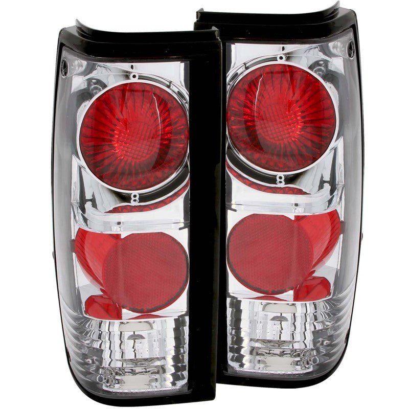 ANZO 1982-1994 Chevrolet S-10 Taillights Chrome