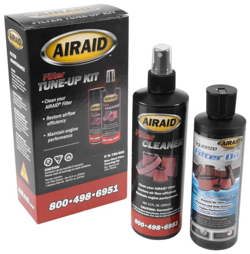 Airaid Renew Kit - 12oz Cleaner / 8oz Squeeze Oil - Blue
