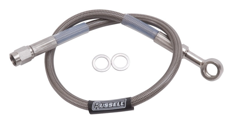 Russell Performance 21in 10MM Banjo Competition Brake Hose