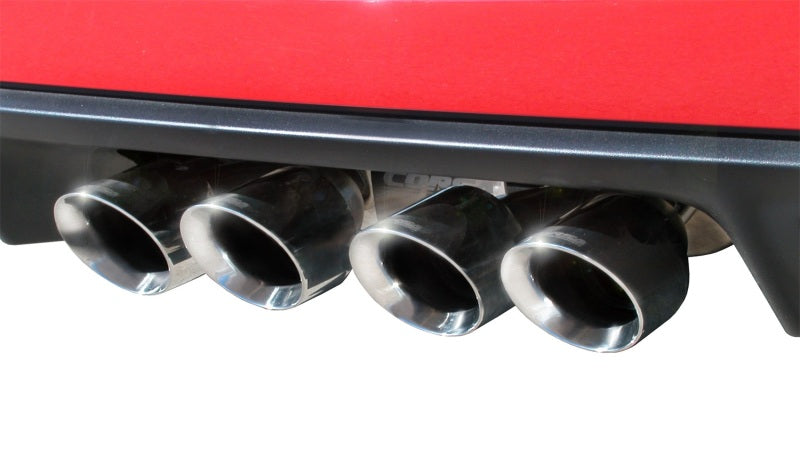 Corsa 05-08 Chevrolet Corvette C6 6.0L V8 Polished Xtreme Axle-Back Exhaust