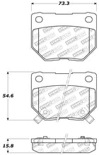 Load image into Gallery viewer, StopTech Performance 06-07 Subaru Impreza WRX (Exc STi) Rear Brake Pads