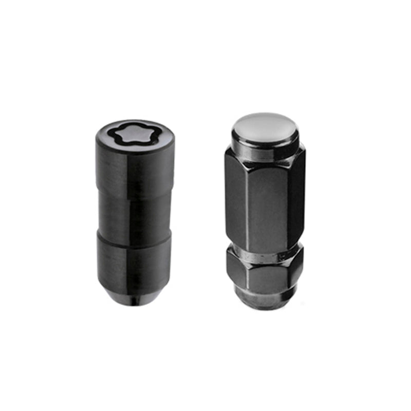 McGard 8 Lug Hex Install Kit w/Locks (Cone Seat Nut / Duplex) 9/16-18 / 7/8 Hex / 2.5in. L - Black