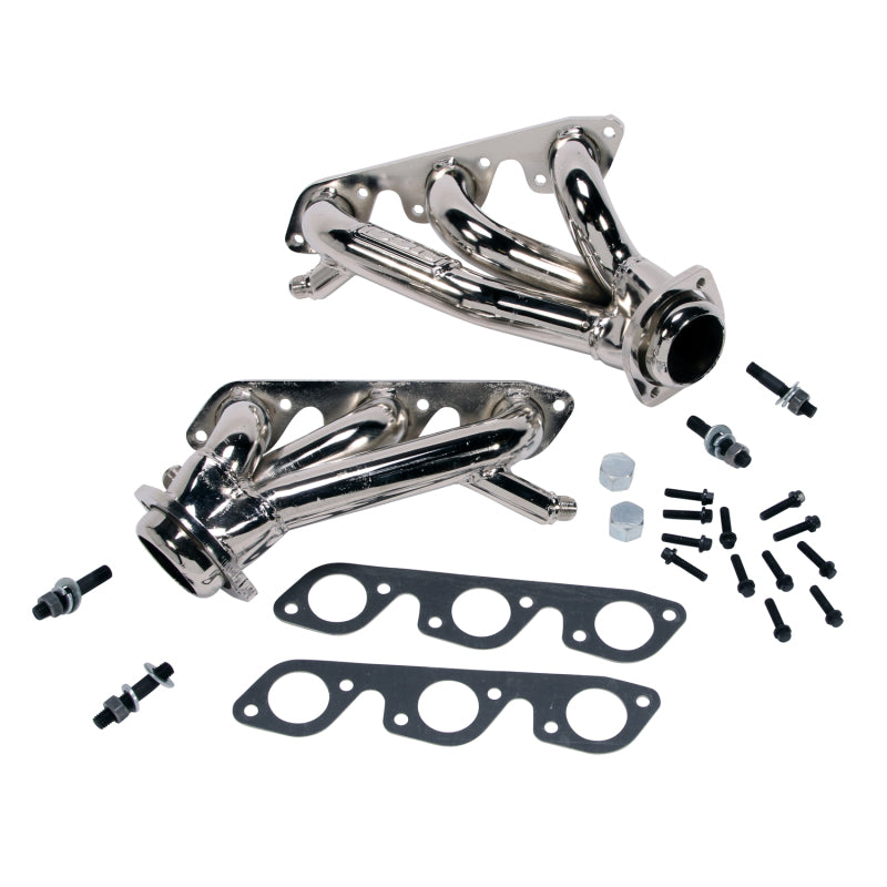 BBK 99-04 Mustang V6 Shorty Tuned Length Exhaust Headers - 1-5/8 Chrome