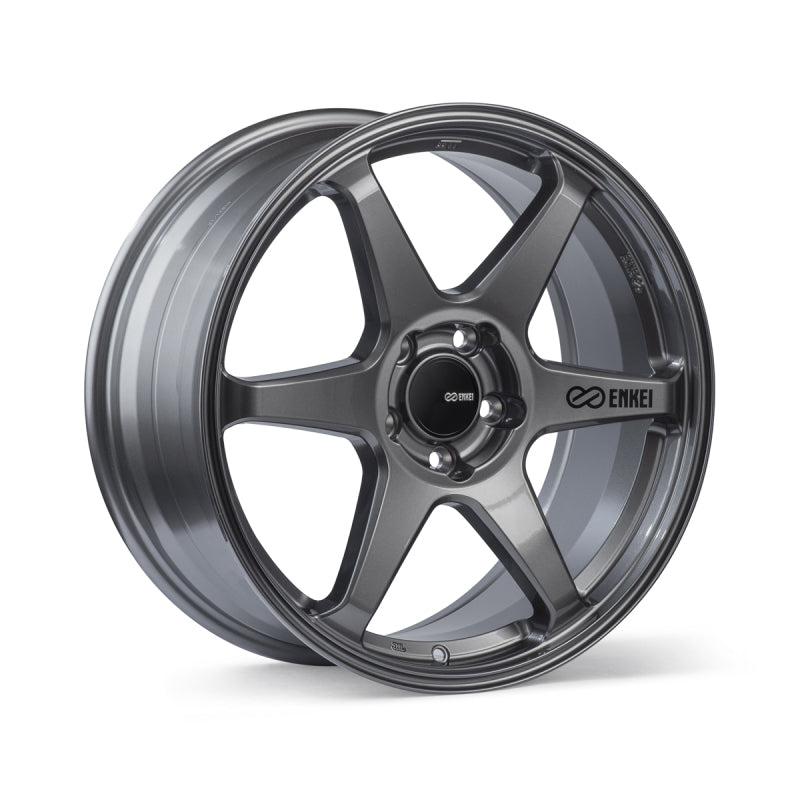 Enkei T6R 18x9.5 38mm Offset 5x114.3 Bolt Pattern 72.6 Bore Matte Gunmetal Wheel