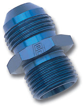 Load image into Gallery viewer, Russell Performance -4 AN Flare to 8mm x 1.5 Metric Thread Adapter (Blue)