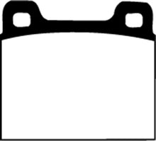 Load image into Gallery viewer, EBC 64-69 Porsche 911 2.0 (M Caliper) (Solid front rotor) Redstuff Front Brake Pads