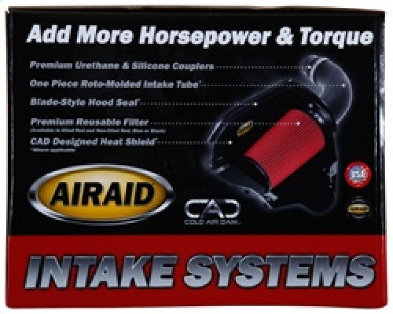 Airaid 99-06 Chevy Silverado 4.8/5.3/6.0L (w/Low Hood) CAD Intake System w/o Tube (Dry / Red Media)