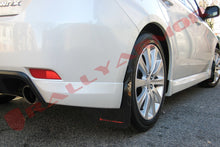 Load image into Gallery viewer, Rally Armor 08-10 WRX (hatch &amp; sedan) / 08-11 Subaru 2.5i UR Black Mud Flap w/ Red Logo