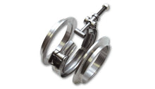 Load image into Gallery viewer, Vibrant T304 SS V-Band Flange Assembly for 2-3/8in O.D. Tubing incl 2 V-Band flanges &amp; 1 V-Band