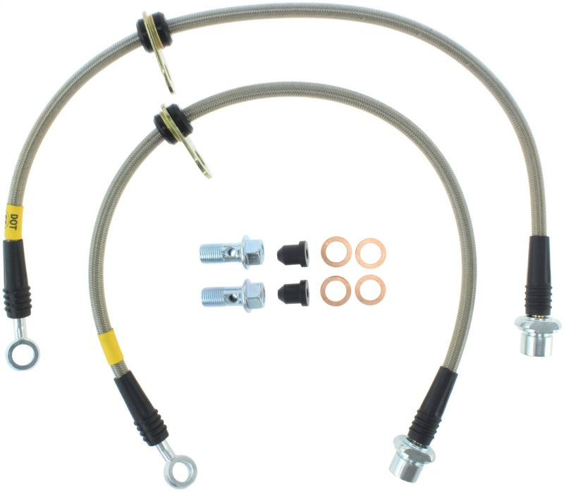 StopTech 94-99 Toyota Celica Front Stainless Steel Brake Lines