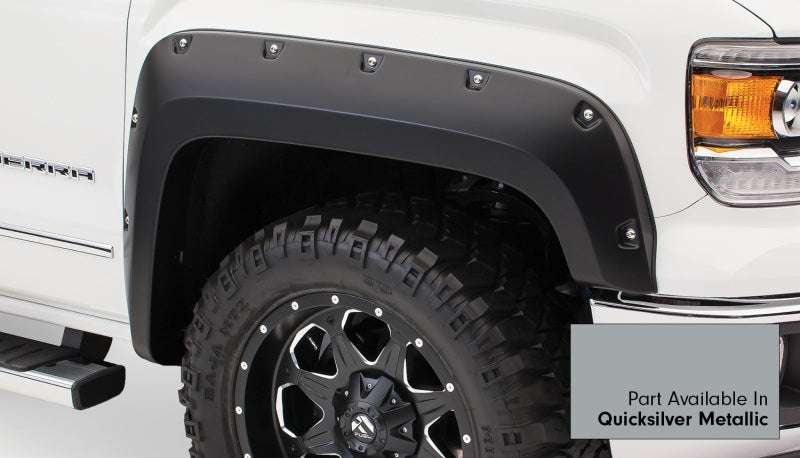 Bushwacker 15-15 GMC Sierra 1500 Pocket Style Flares 4pc - Quicksilver