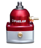 Fuelab 515 EFI Adjustable FPR 25-90 PSI (2) -10AN In (1) -6AN Return - Red