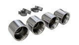 Corsa Twin 3.0in Inlet / 5.0in Outlet Polished Pro-Series Tip Kit