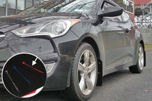Load image into Gallery viewer, Rally Armor 12-13 Hyundai Veloster UR Black Mud Flap w/ Red Logo
