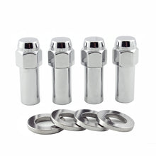 Load image into Gallery viewer, McGard Hex Lug Nut (X-Long Shank - 1.365in.) 7/16-20 / 13/16 Hex / 2.27in. Length (4-Pack) - Chrome