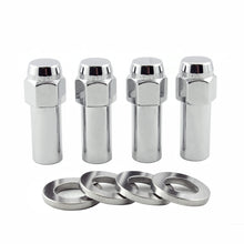 Load image into Gallery viewer, McGard Hex Lug Nut (X-Long Shank) M12X1.5 CTR Washer / 13/16 Hex / 2.27in. Length (4-Pack) - Chrome