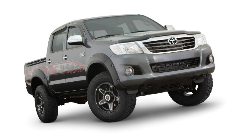 Bushwacker 11-13 Toyota Hilux Pocket Style Flares 4pc 59.8in Bed - Black